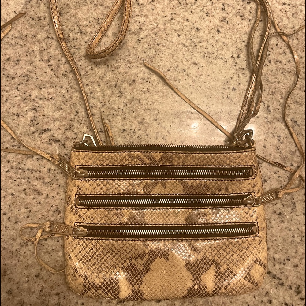 Rebecca Minkoff snakeskin bag